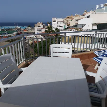 Penthouse Serenity Premiere Ligne De Grande Terrasse Et Vue Panoramique Sur L'ocean Apartmán Los Cristianos (Tenerife)